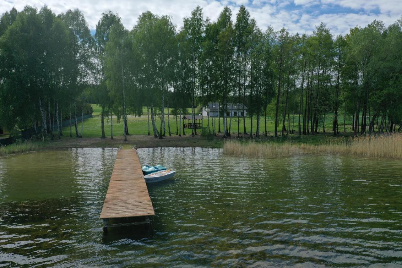 Vila Samosiejka - Z Widokiem Na Jezioro Lidzbark Welski Exteriér fotografie